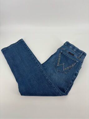 Wrangler Ultimate Riding Jean Shiloh Women’s 34x30 Blue Denim Bootcut Western